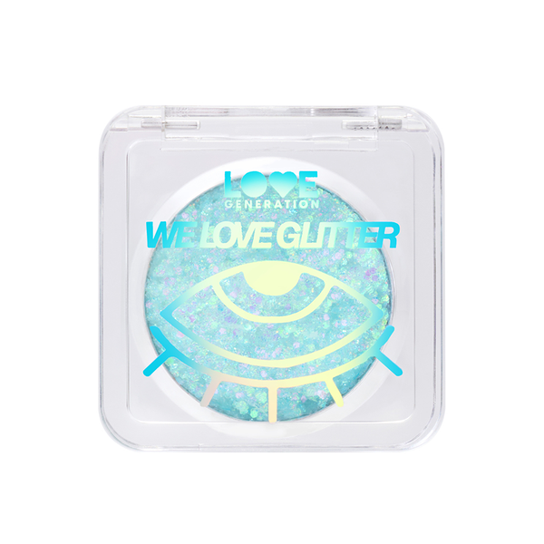 Глиттер для лица кремовый Love Generation We Love Glitter 06 Серебристо-зеленый 1.8 г