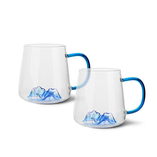 Кружки стеклянные 2 шт / 400 мл арт. 19007