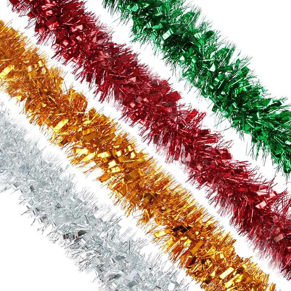 Сноу бум мишура 11х200см, пвх, 4 цвета