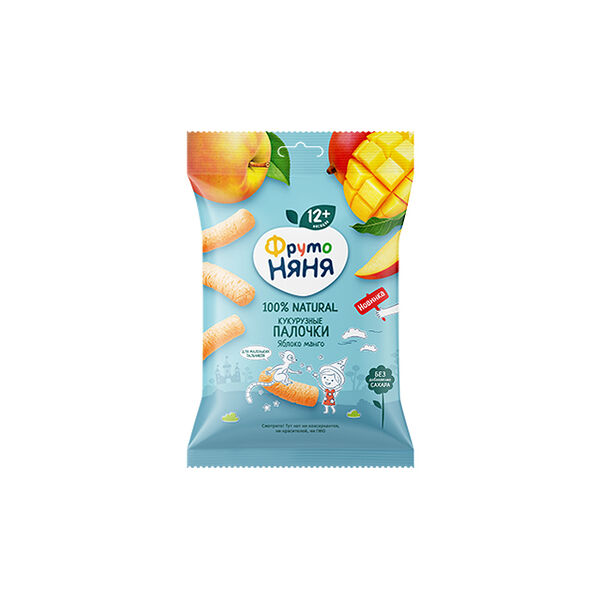 Фруто Няня палочки кукуруза яблоко манго 20гр