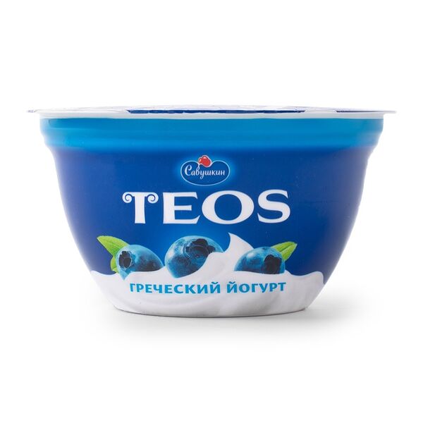 Йогурт греческий Teos Черника 2% 140г