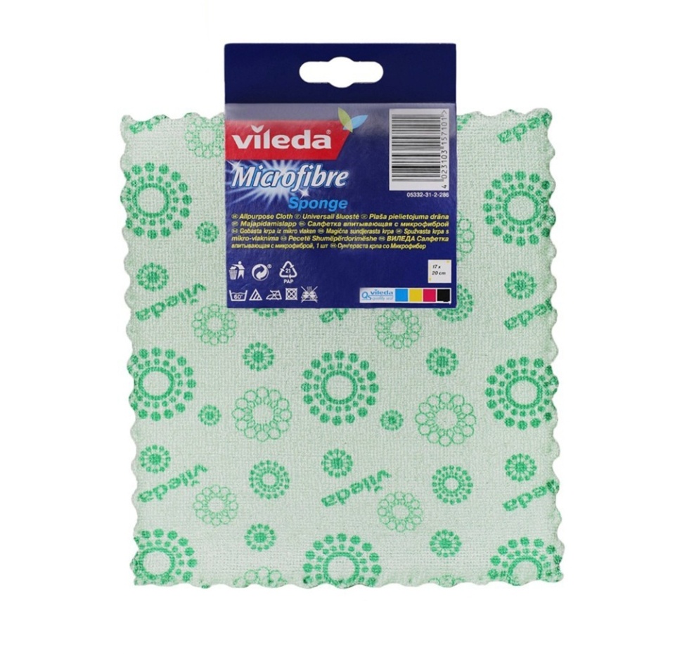 

Салфетка Vileda впитывающая микрофибра цвет в ассортименте