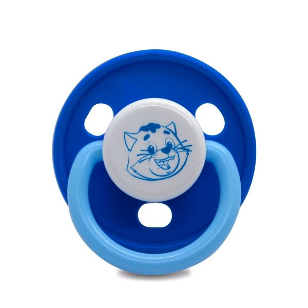 Соска-пустышка Мама Тама классическая латексная от 6 мес Матроскин цвет синий