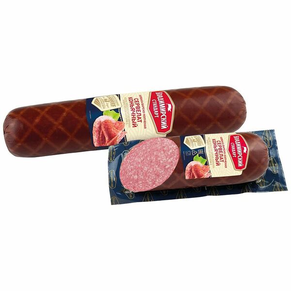 Сервелат варёно-копчёный Владимирский Стандарт Коньячный