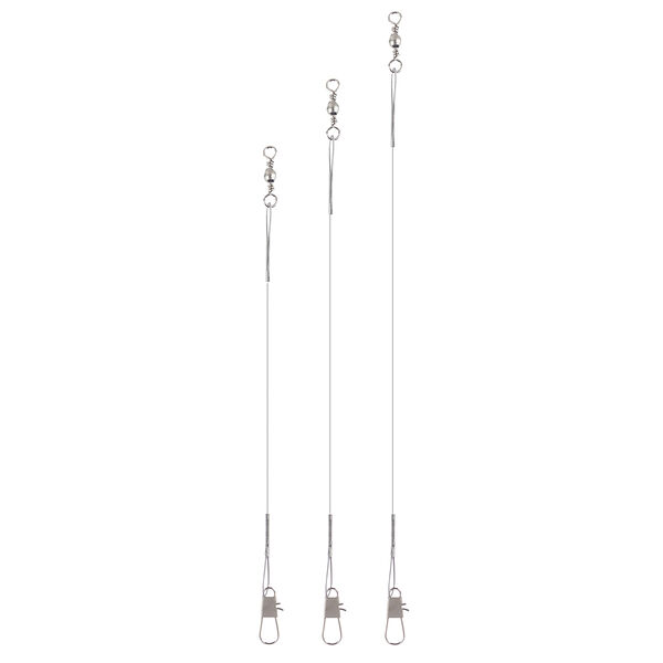 Azor fishing набор поводков 10шт, 15-25см, хром, 3 вида