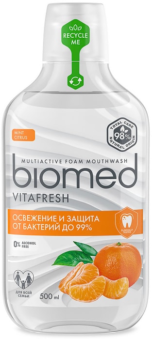

Ополаскиватель для полости рта Biomed Vitafresh 500 мл