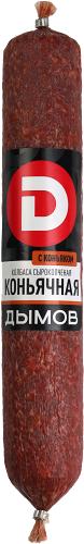 Колбаса сырокопченая полусухая Коньячная Дымов вес до 400 г