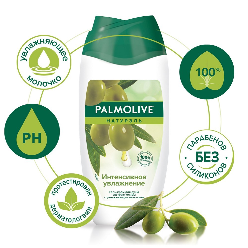 

Гель для душа Palmolive Натурэль Интенсивное Увлажнение 250 мл