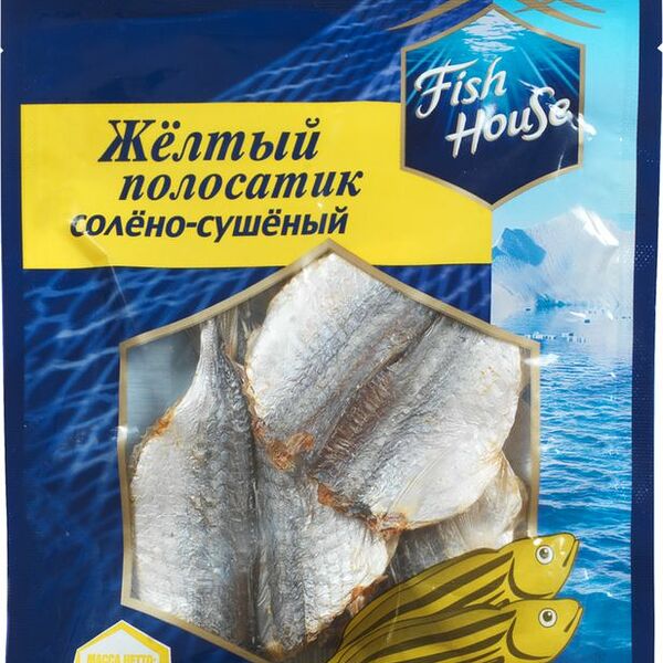 Полосатик Fish House желтый сушено-вяленый 40г