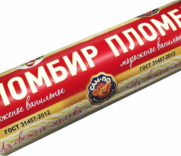 Пломбир Сам-По ванильный 15% 500г