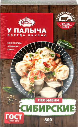 

Пельмени У Палыча Сибирские ГОСТ 800 г
