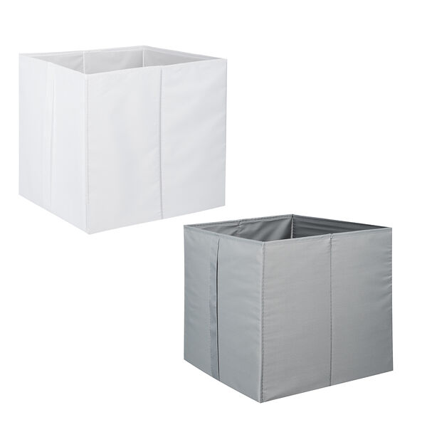 By швеция короб с ручкой без крышки, 30х30х30см, полиэстер, 2 цвета