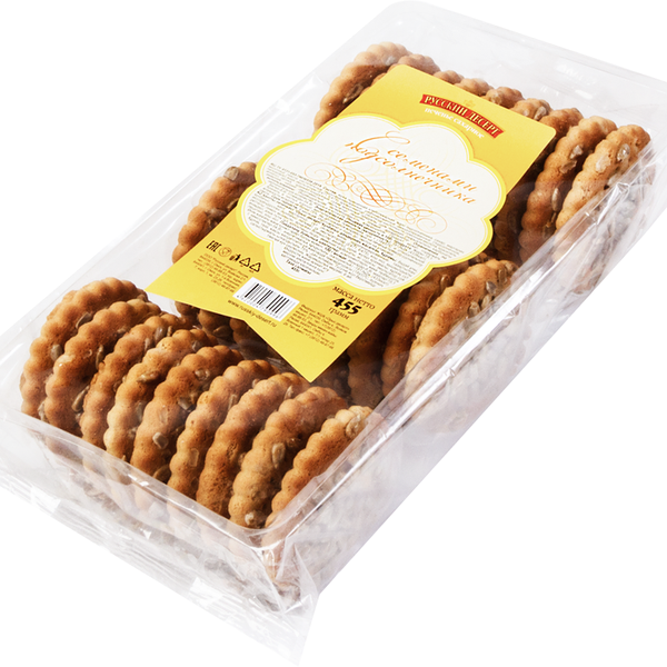 Печенье РУССКИЙ ДЕСЕРТ с семенами подсолнечника