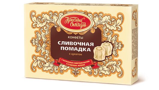 Конфеты Сливочная помадка Красный Октябрь с цукатом