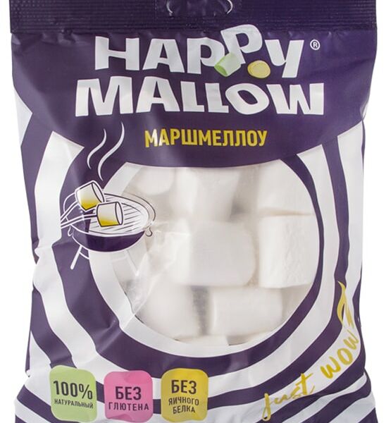 Маршмеллоу Happy Mallow воздушный для десертов 135г