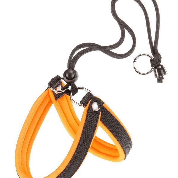 Ferplast шлейка нейлоновая Agila Fluo 2 А=В 32÷50 см., Оранжевый