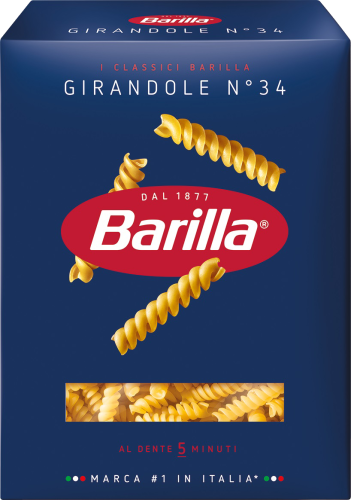 

Макаронные изделия Barilla Girandole n.34 из твёрдых сортов пшеницы 450 г