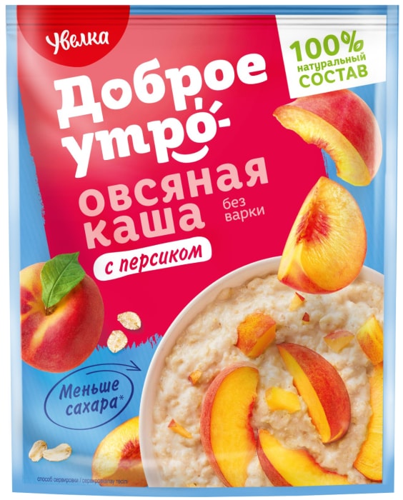 

Каша моментальная Увелка овсяная с персиком 40 г