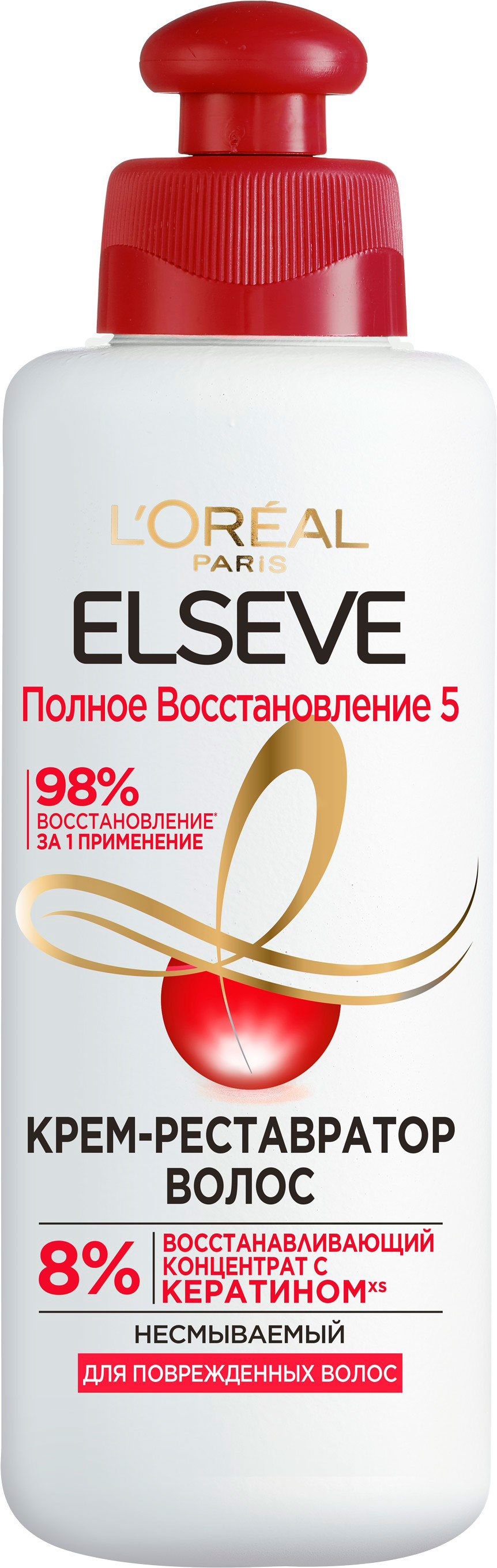 

Крем-реставратор для волос L'Oreal Paris Elseve "Полное Восстановление 5", для поврежденных волос, 200 мл