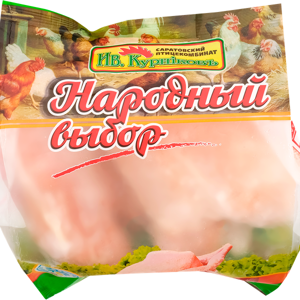 Цыпленок-бройлер Филе б/к зам. Вес до 1.8кг