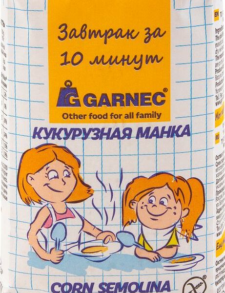 Крупка кукурузная Garnec Кукурузная манка, 450г