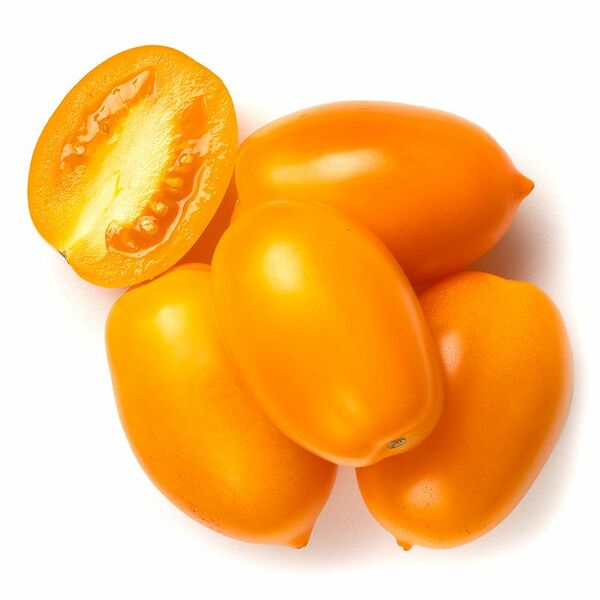 Томаты жёлтые сливовидные