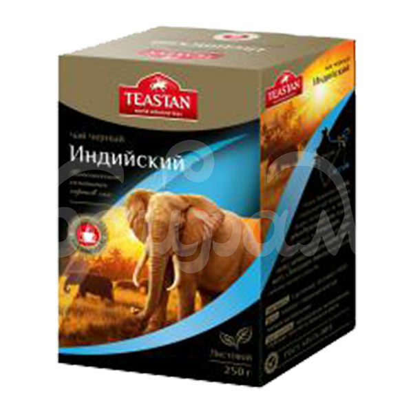 Чай ТЕАСТАН Синий Лист 250гр Черный Индийский Листовой 1с