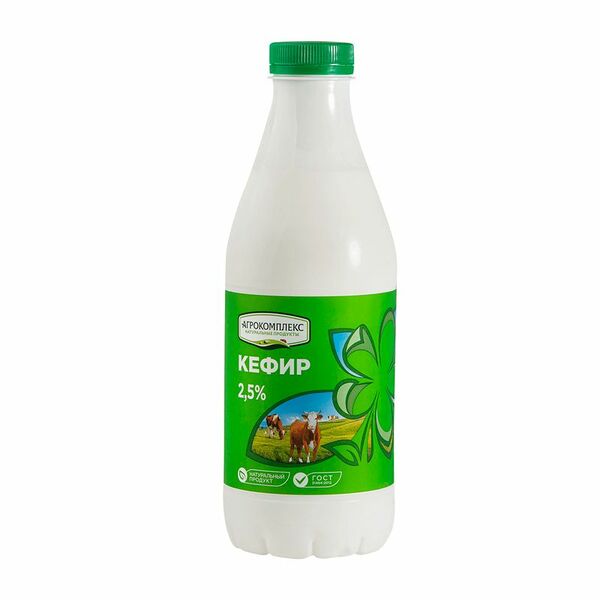 Кефир Агрокомплекс 2.5%, 900мл