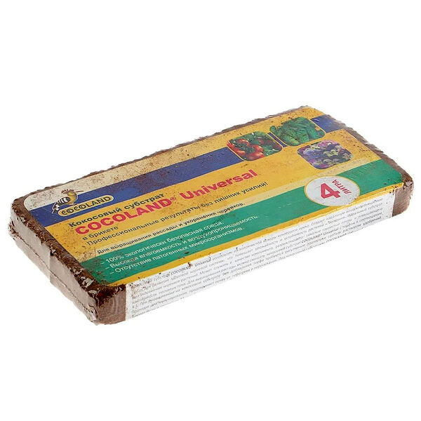 Субстрат кокосовый Cocoland Universal в брикетах (4л)