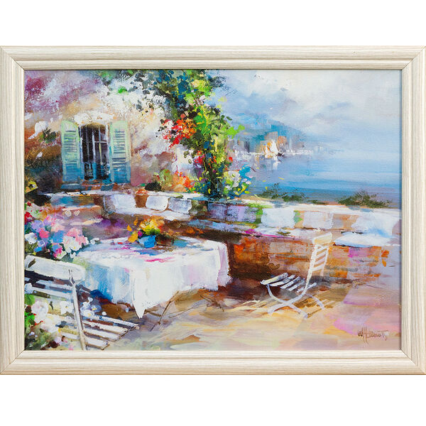 Картина в раме Сад на берегу озера, 30х40 см