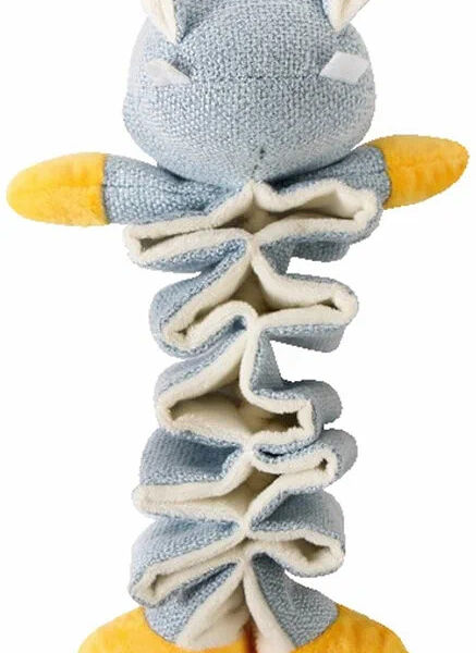 Игрушка Mr.Kranch для собак Бегемотик с карманами под лакомство 36 см