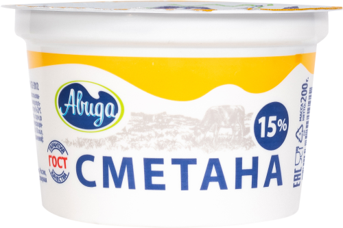 

Сметана Авида 15% 170 г
