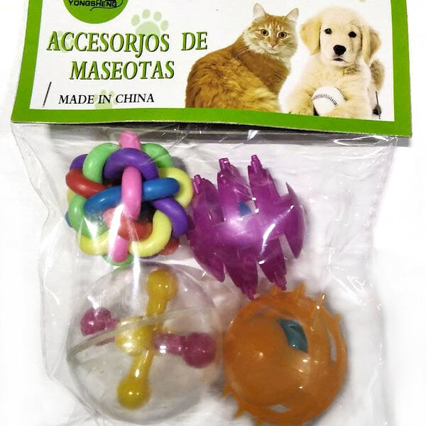 Набор игрушек Nunbell 4шт микс для кошек