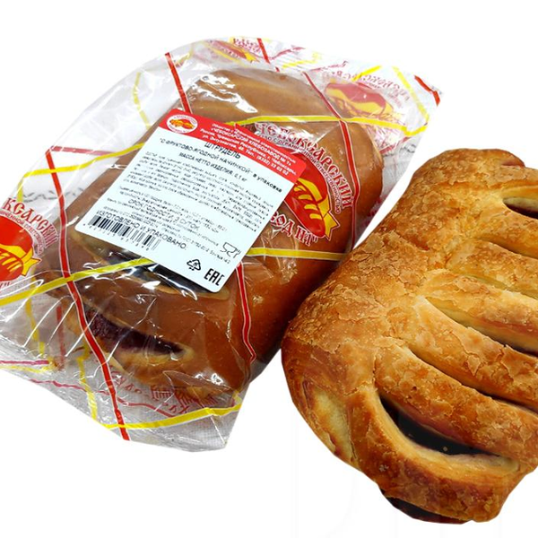 Штрудель Чебоксарский хлебозавод № 1 фруктово-ягодный 1 шт