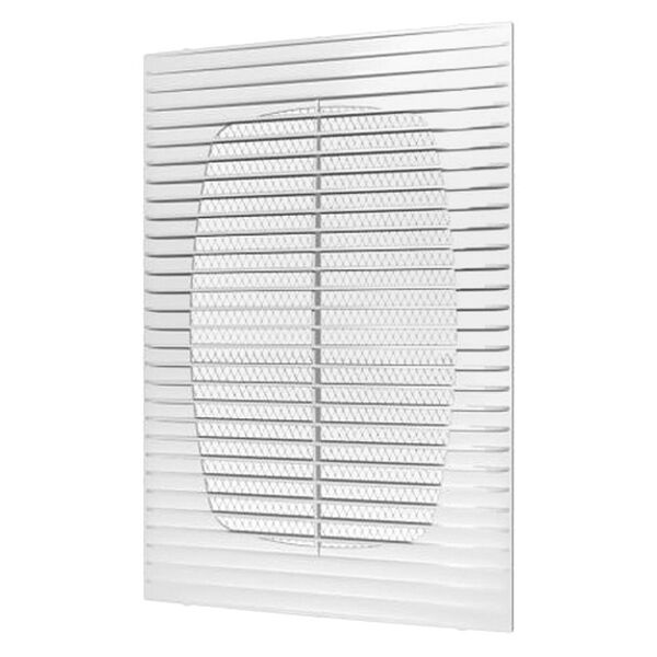 Решетка вентиляционная приточно-вытяжная, 194х194 мм, пластик