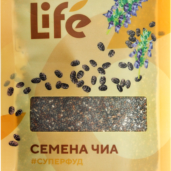 Семена чиа ЛЕНТА LIFE, 100г