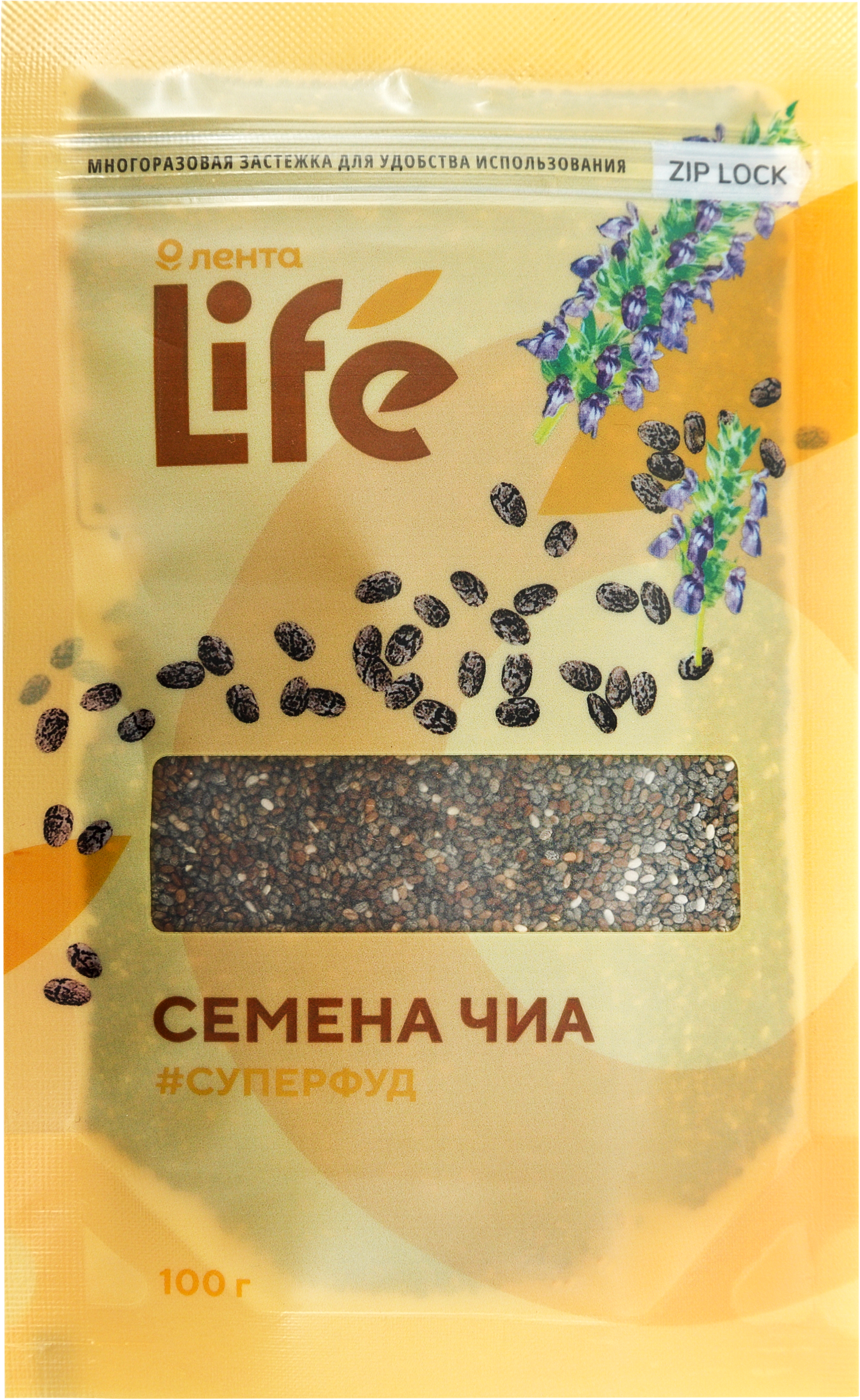 

Семена чиа ЛЕНТА LIFE, 100г