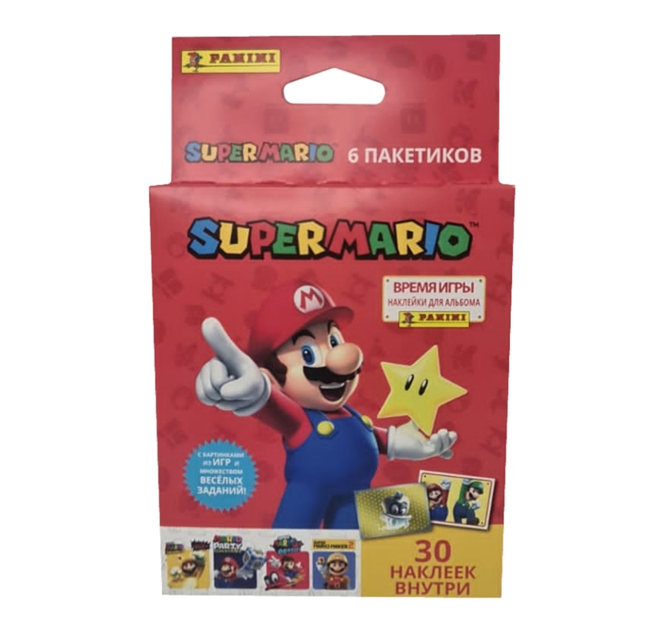 

Блистер Super Mario в ассортименте, Panini, Россия