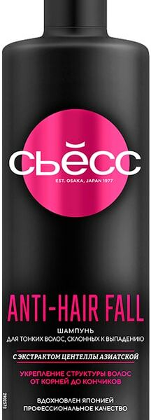 Шампунь для волос Syoss Clean & Cool для тонких склонных к выпадению 450мл