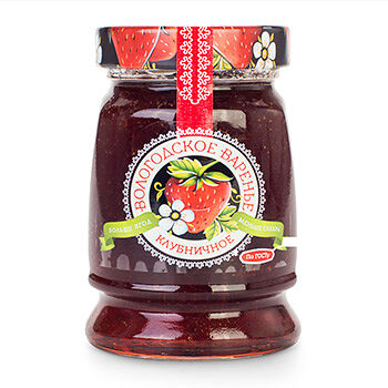 Варенье клубничное Вологодское 370 г