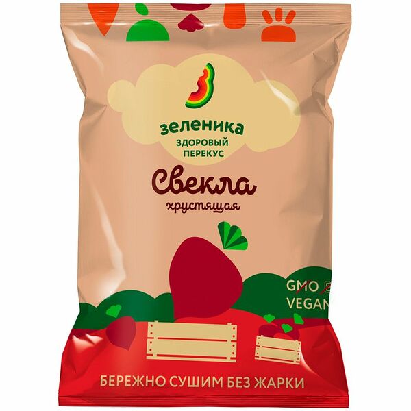 Свекла Зеленика Здоровый овощной перекус сушёная, 30г