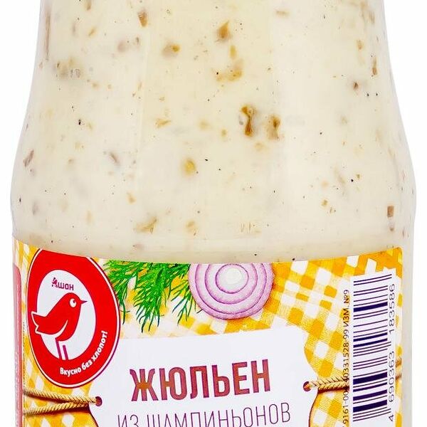 Жульен Ашан Красная птица из шампиньонов