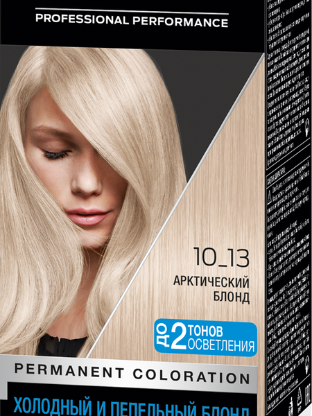 Стойкая крем-краска для волос Syoss Color, Арктический блонд 10_13