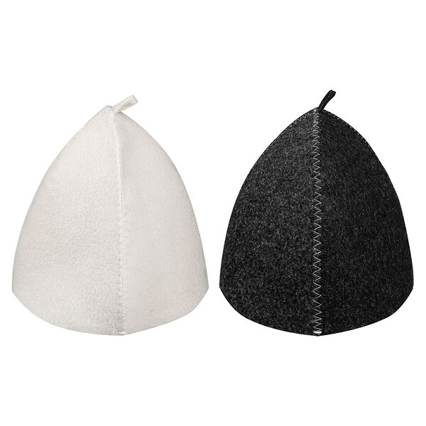 Шапка банная классическая без вышивки, эконом, 100% полиэфир, в ассортименте