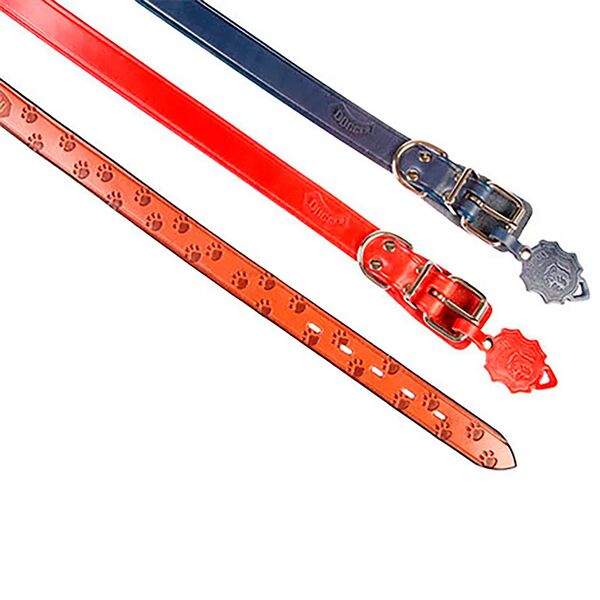 Ошейник Dogger для собак крупных пород с тиснением цвета в ассортименте 62x3 см