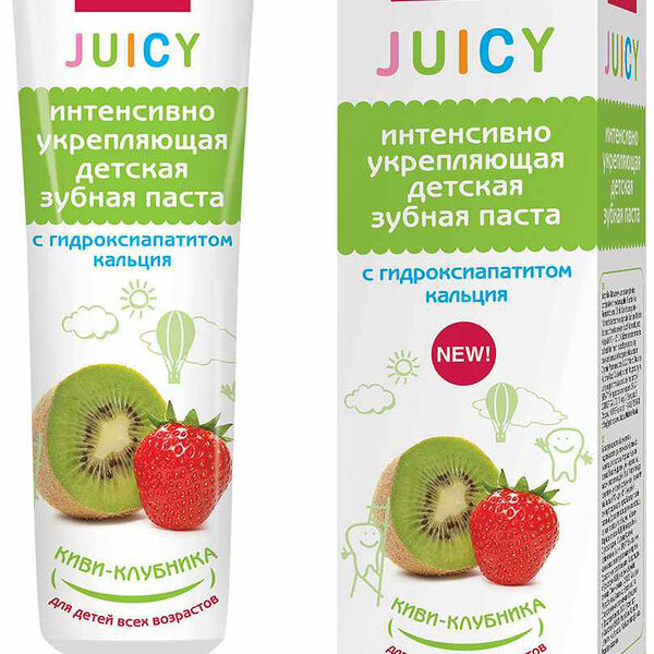 Зубная паста Splat Juicy укрепляющая детская киви-клубника 35 мл