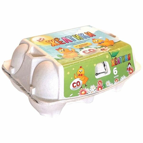 Яйцо куриное Жёлтики С0, 6шт