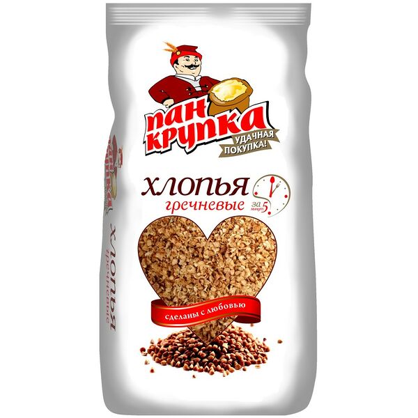 Хлопья гречневые Пан Крупка 400г