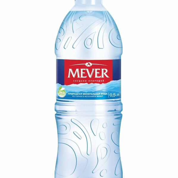 Вода негазированная питьевая столовая, MEVER