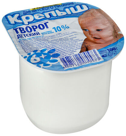 Творог детский Крепыш с 6 месяцев 10%